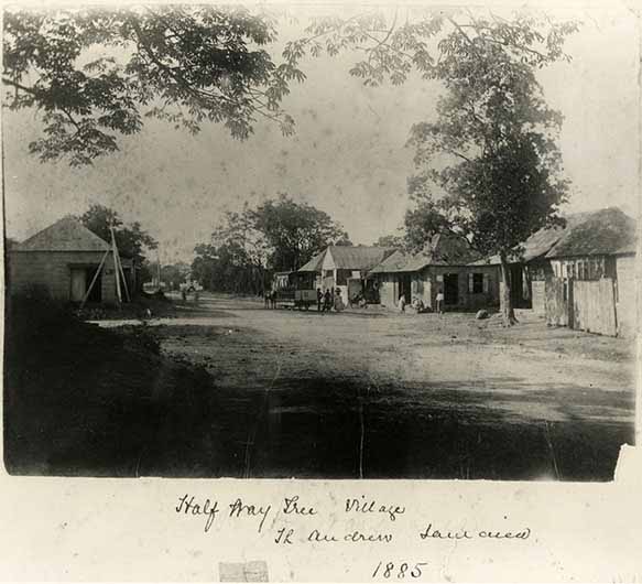 Half Way Tree Village, 1885 · National Library Of Jamaica Digital ...