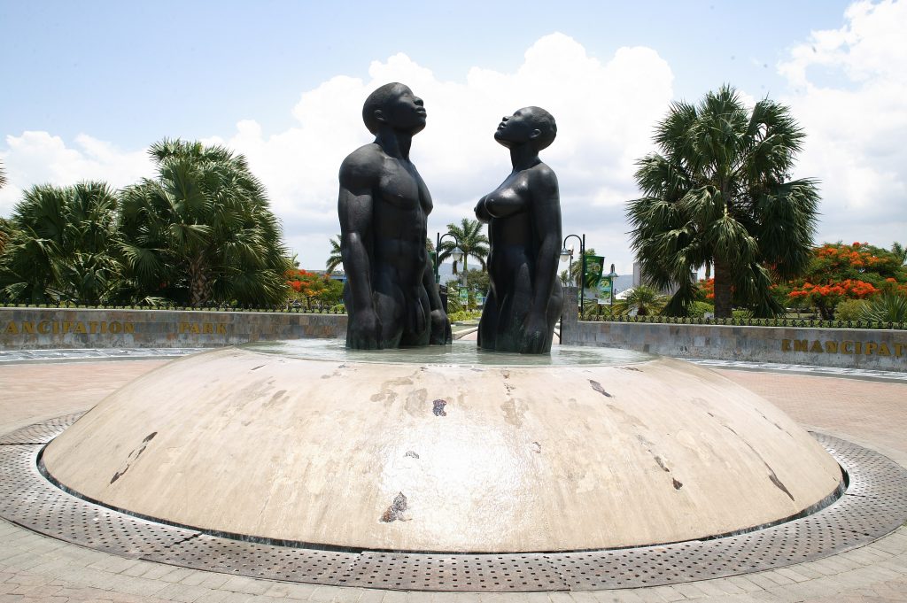 Redemption Song monument at Emancipation Park (2) The National