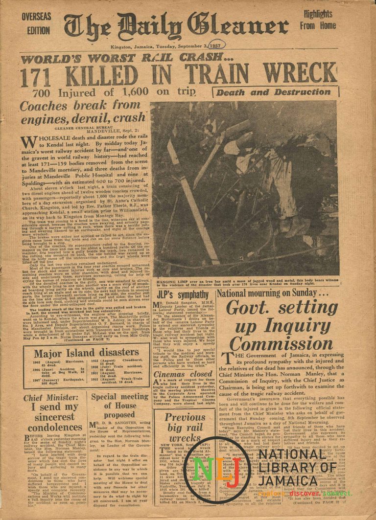 Lives Derailed: On the 60th Anniversary of the Kendal Train Crash | The ...