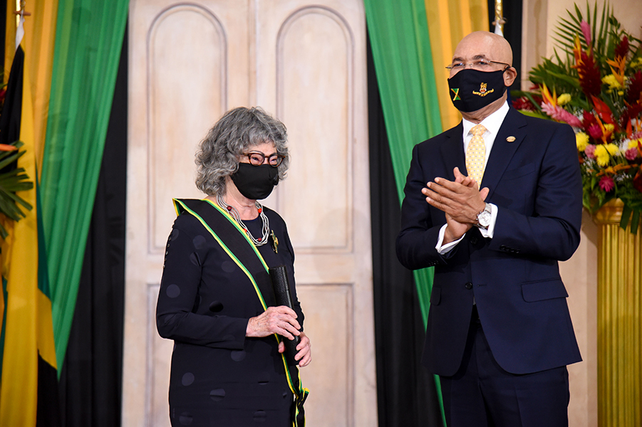 Oliver Senior & Sir Patrick Linton Allen The National Library of Jamaica